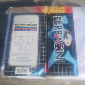 2;X Men's Ferracini 2 pk Fly Front Briefs Sz large
